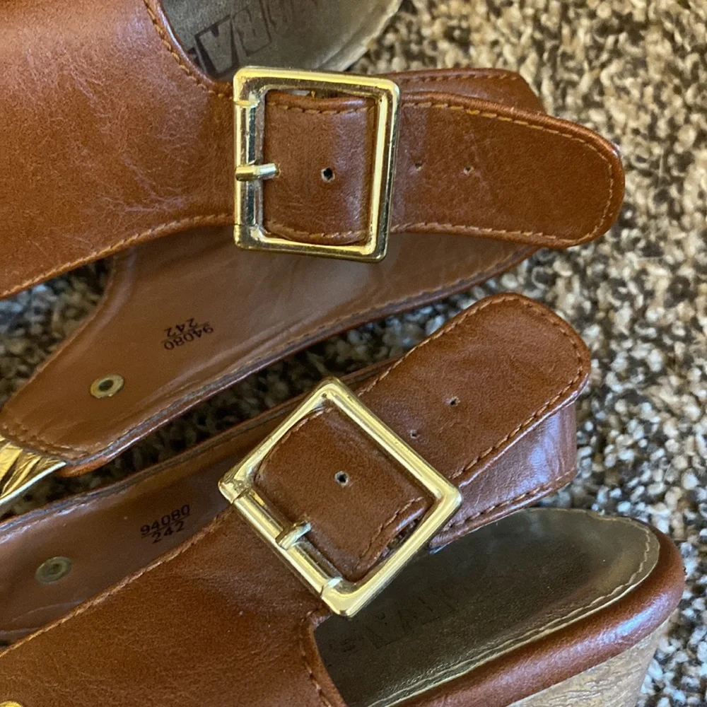 Wedge Strappy Heels